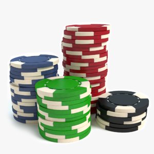 poker chip 3d model