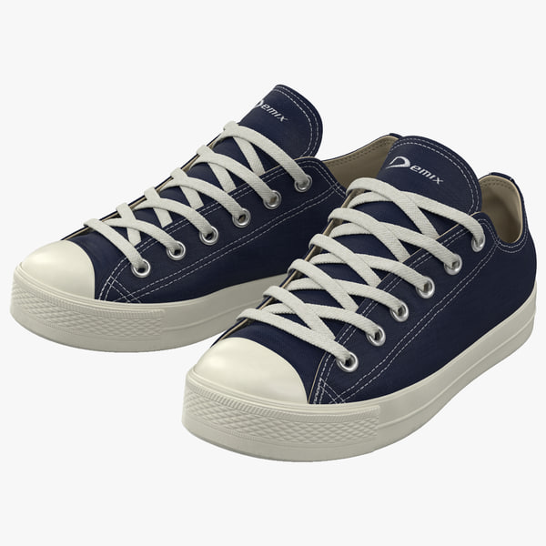 max sneakers 2 blue modeled