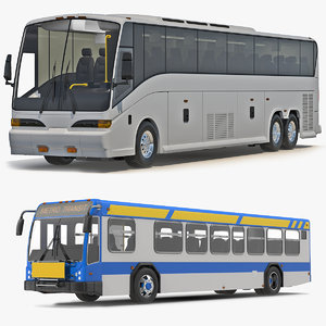 3d buses bus