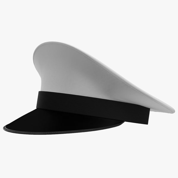 navy hat 3d model