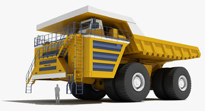 belaz 75710 mining truck 3d 3ds