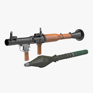 rpg-7 modeled realistic 3d max