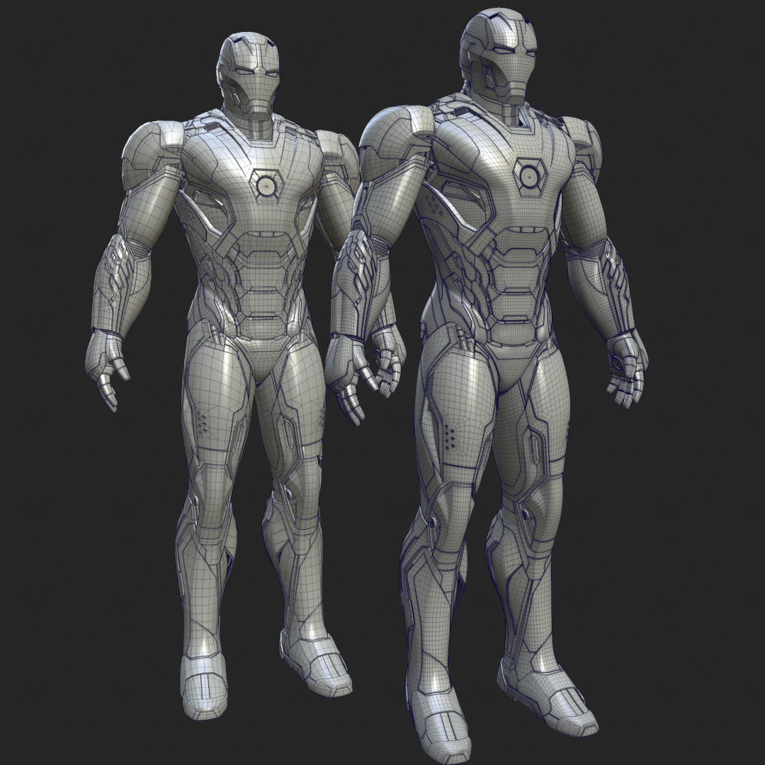 Suit 3d model