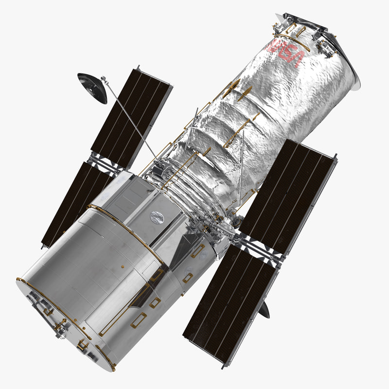 3d hubble space telescope model