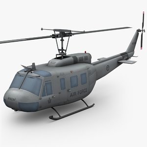 3d bell uh-1h iroquois helicopter