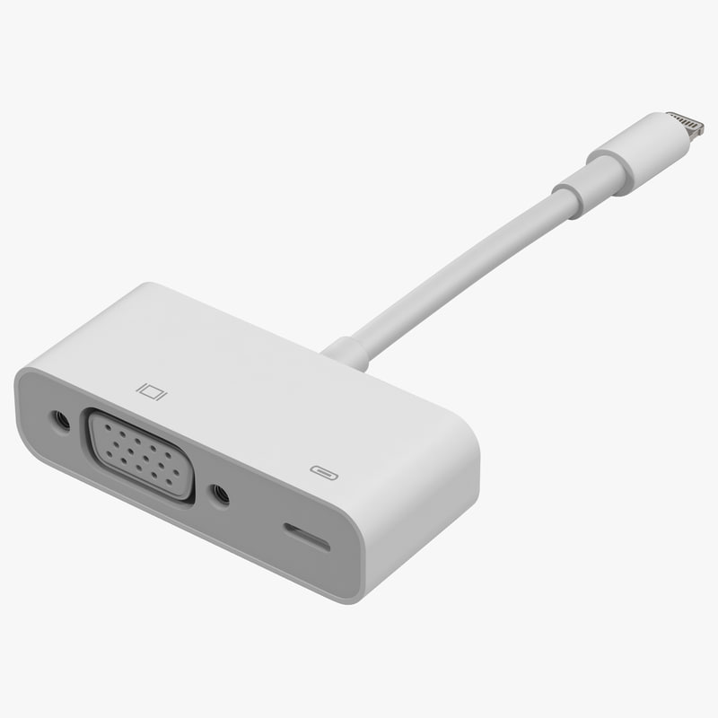 3ds max apple lightning vga adapter