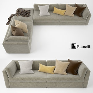 busnelli oh-mar sofa 3d max