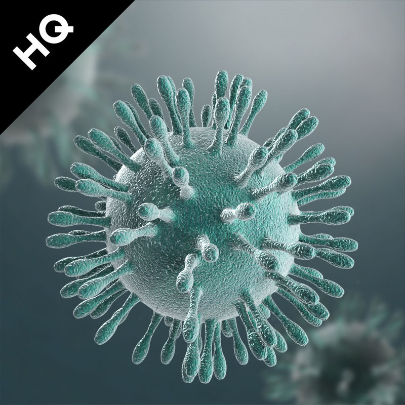 3d mers virus model