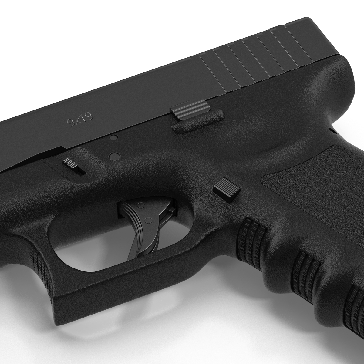 glock pistols 3d模型系列23d模型