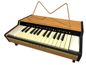hohner liliput piano 3d model