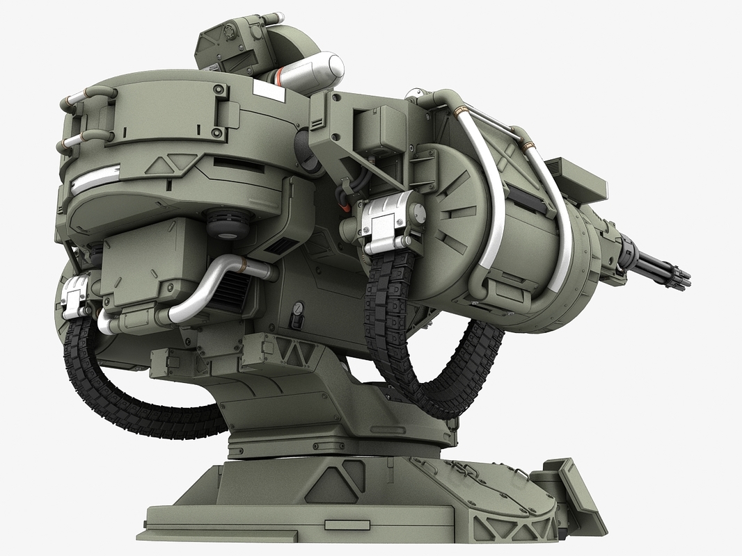 3d guns turret