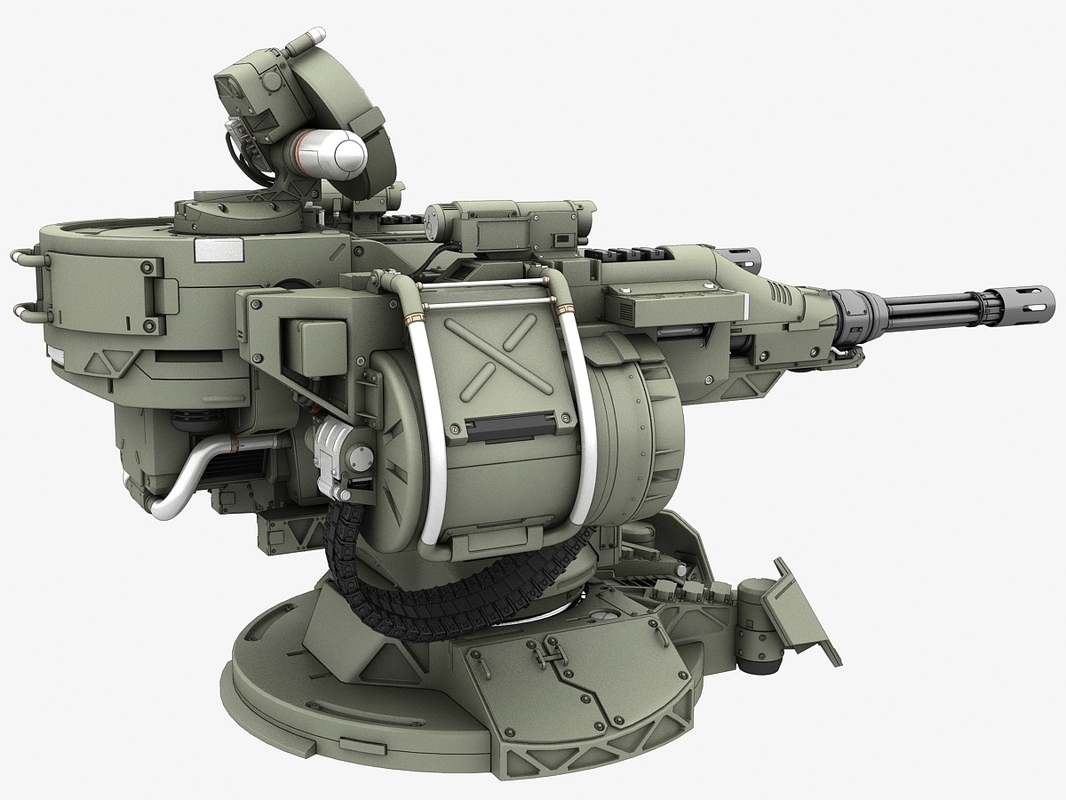3d guns turret