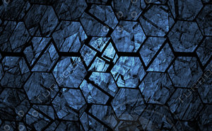 Blue grunge geometrical abstract background