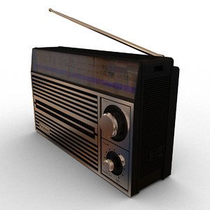 3d model panasonic radio