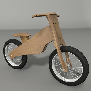 balance bike 3d model