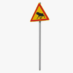 3ds max traffic sign