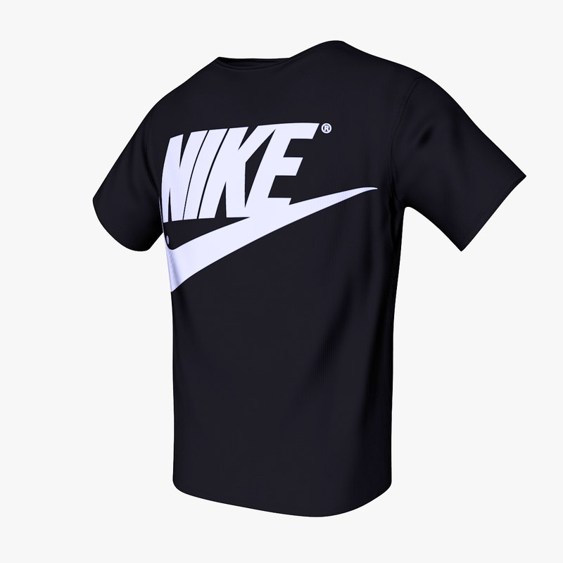 3d nike tshirt model