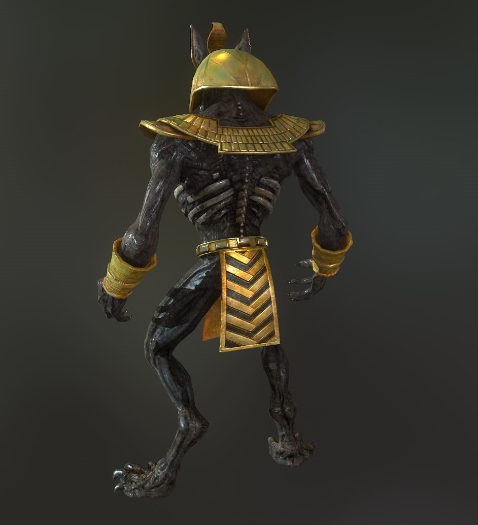 anubis 3d model