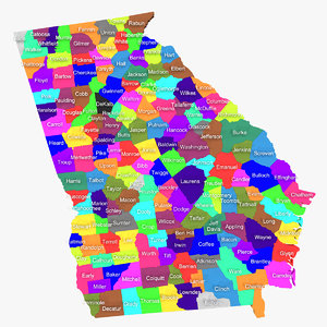 georgia counties 3d 3ds
