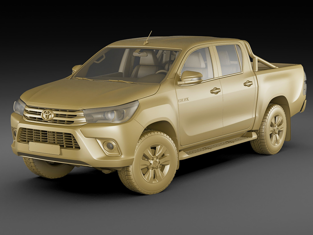toyota hilux 2016 3d max