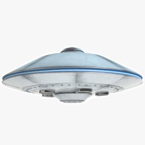 3d flying saucer model