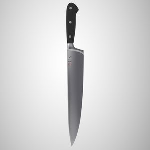 kitchen knife 3d obj