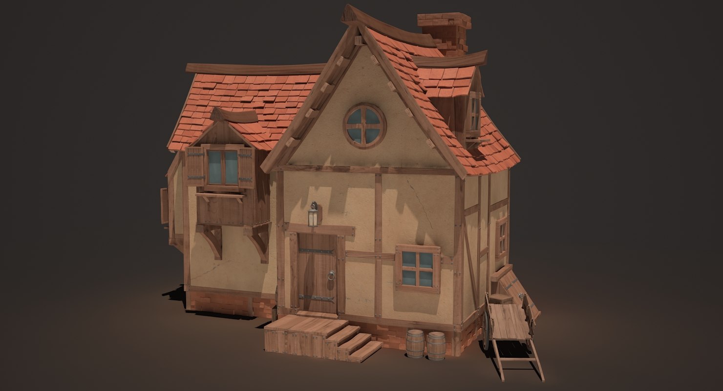 fantasy house 3d max