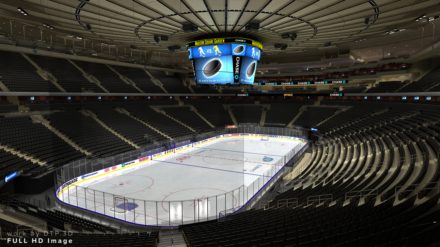 madison square garden arena 3d model