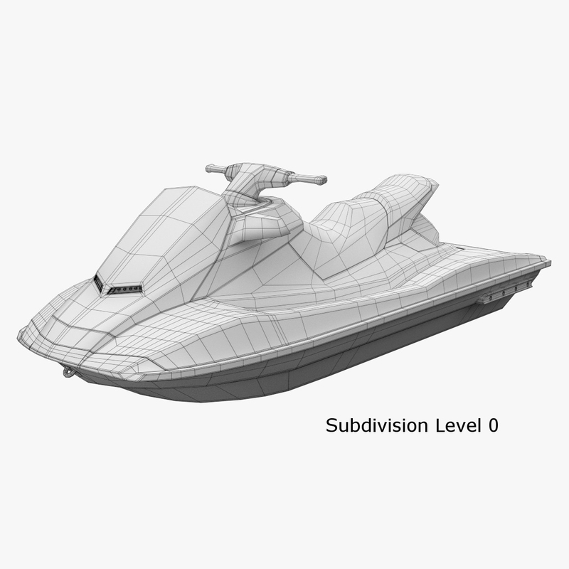 jet ski 3d model