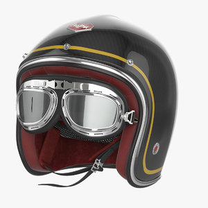 motorcycles helmet ruby 3d model