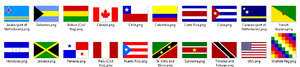 American flags textures