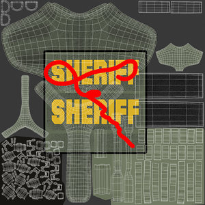 Sheriff Dog Armor Textures