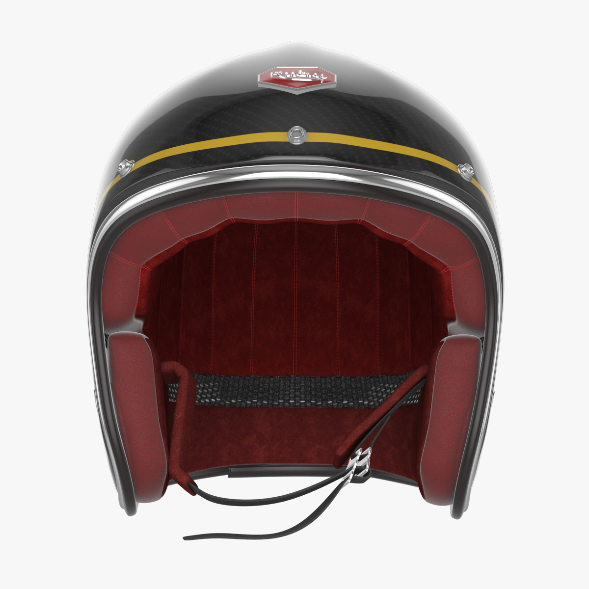 x motorcycles helmet ruby black