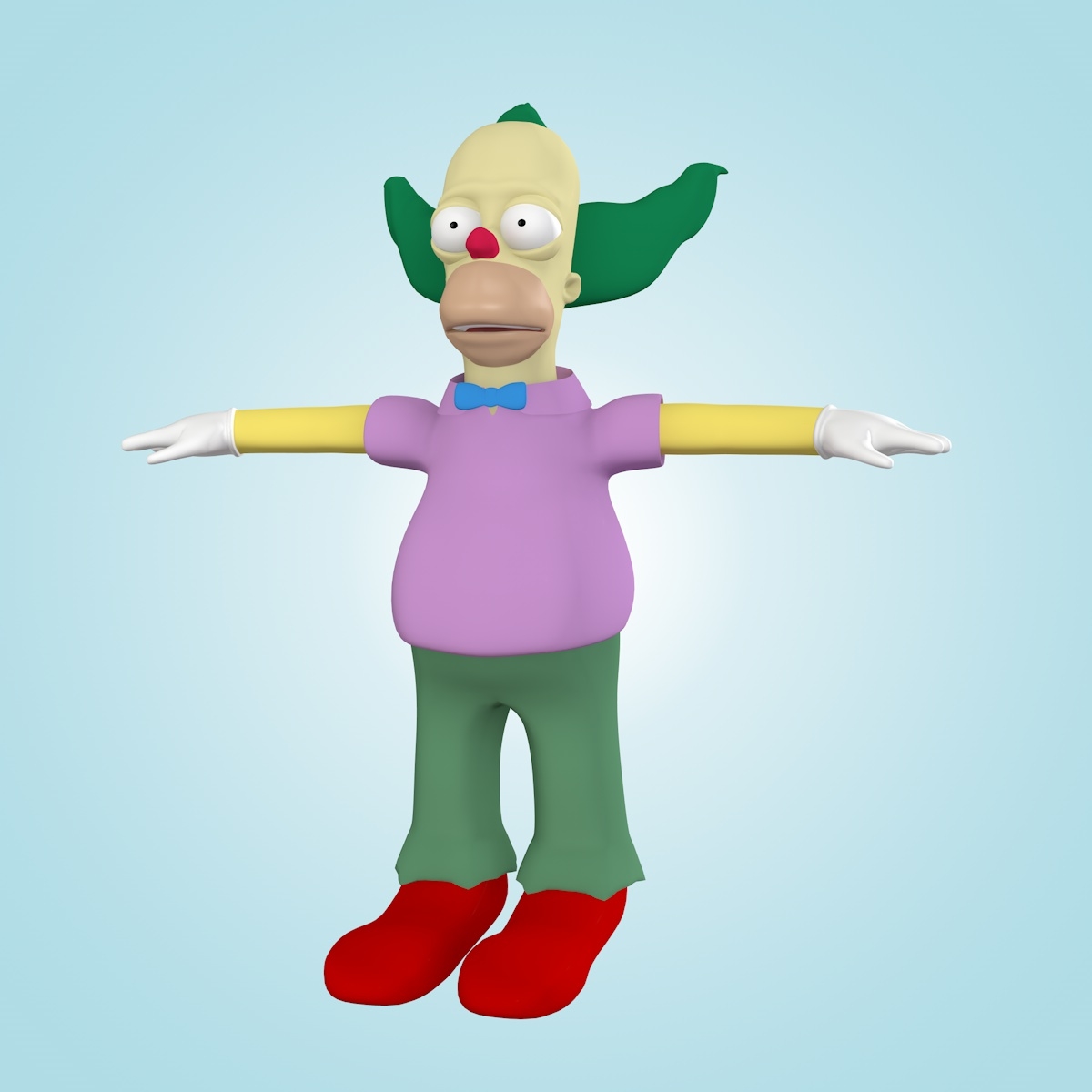 krusty the clown figure