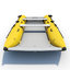 inflatable catamaran saturn 3d model