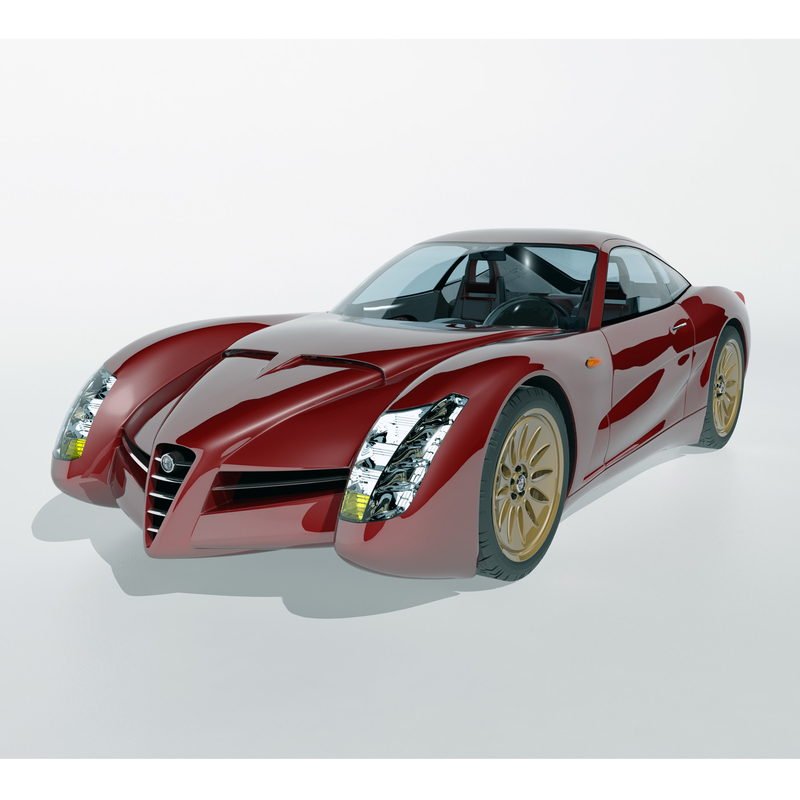 concept alfa romeo 1900 3d max