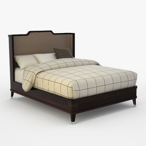 3d brownstone atherton bed onyx model