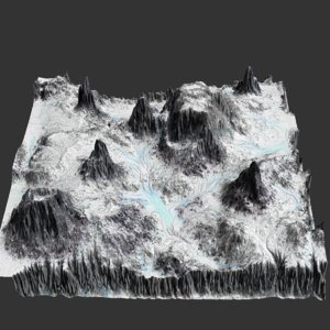 Icey Terrain - Realistic