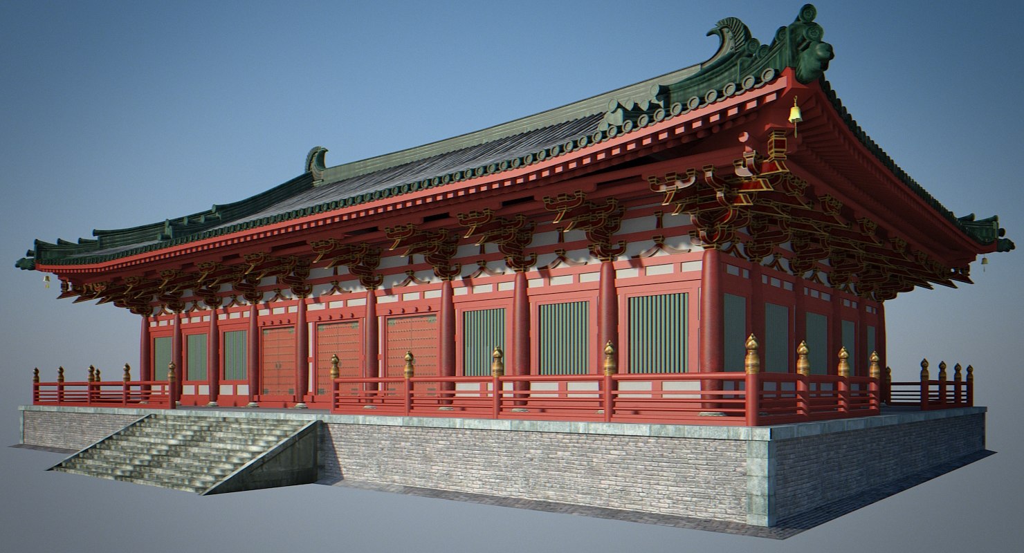 金銮宫单栋23d模型