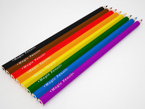 colored pencils 3d max