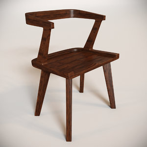 3d model colombo dining armchair