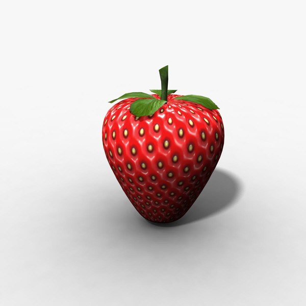 3d strawberrie models