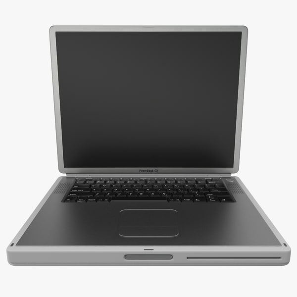 3d Apple Powerbook G4 Modeled Model