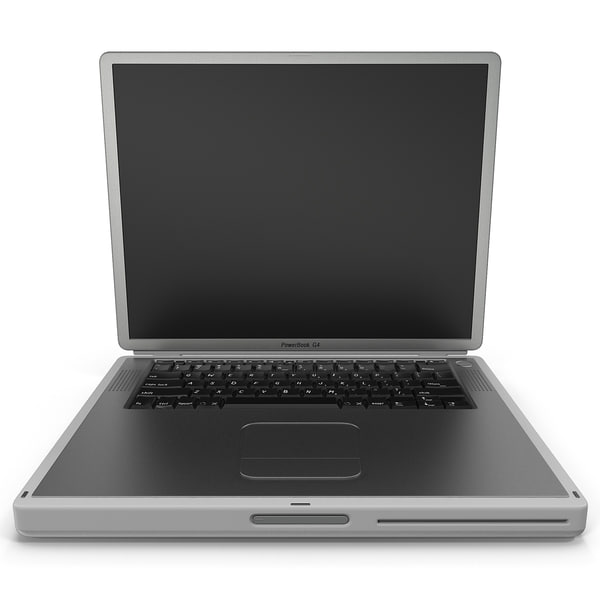 3d Apple Powerbook G4 Modeled Model