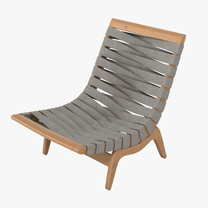3d grant featherston relaxation chair furniture model
