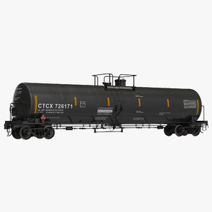 3ds max railroad tank car
