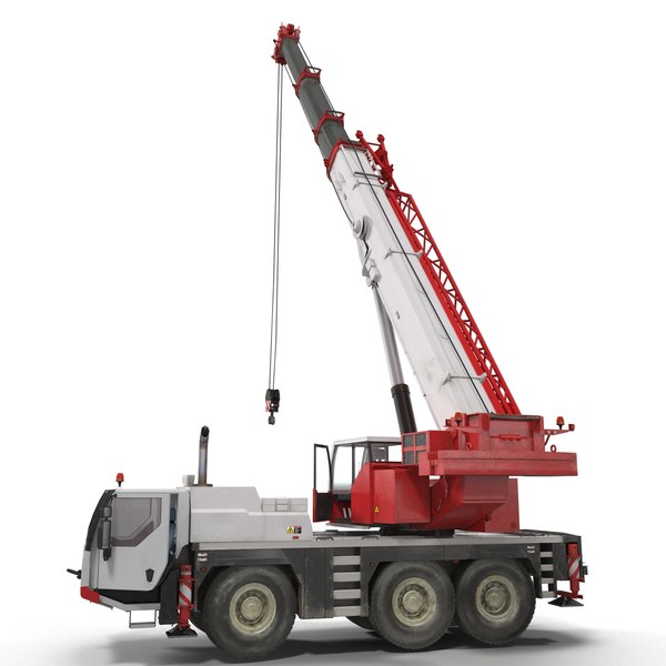 compact mobile crane rigged max