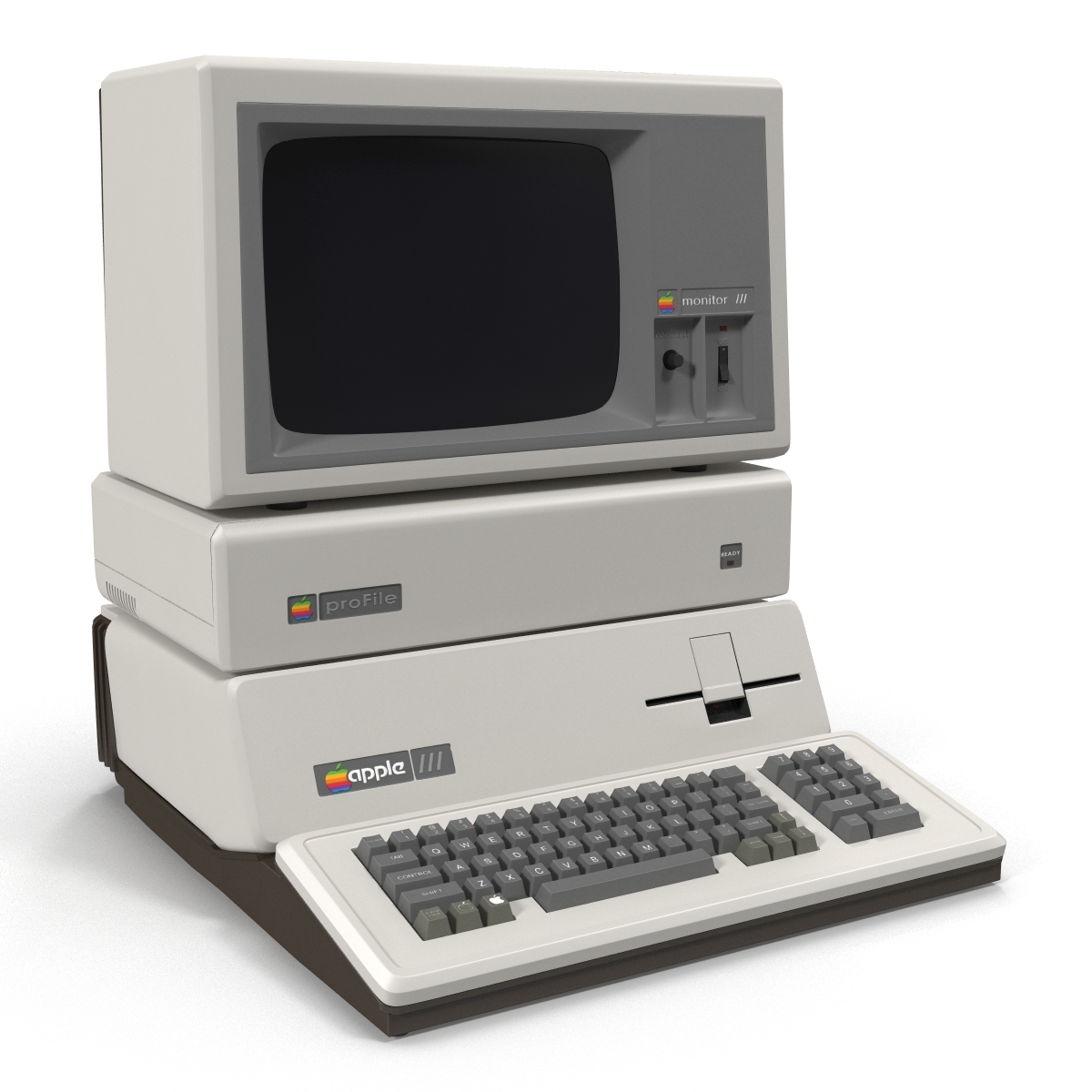 3d personal computer apple iii model