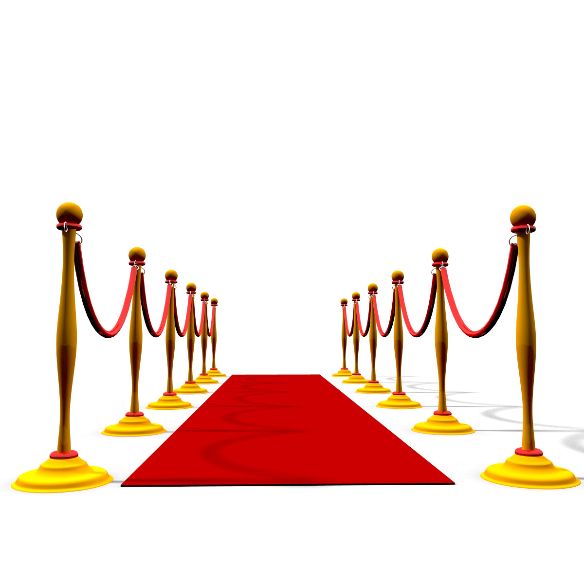 3d model red carpet