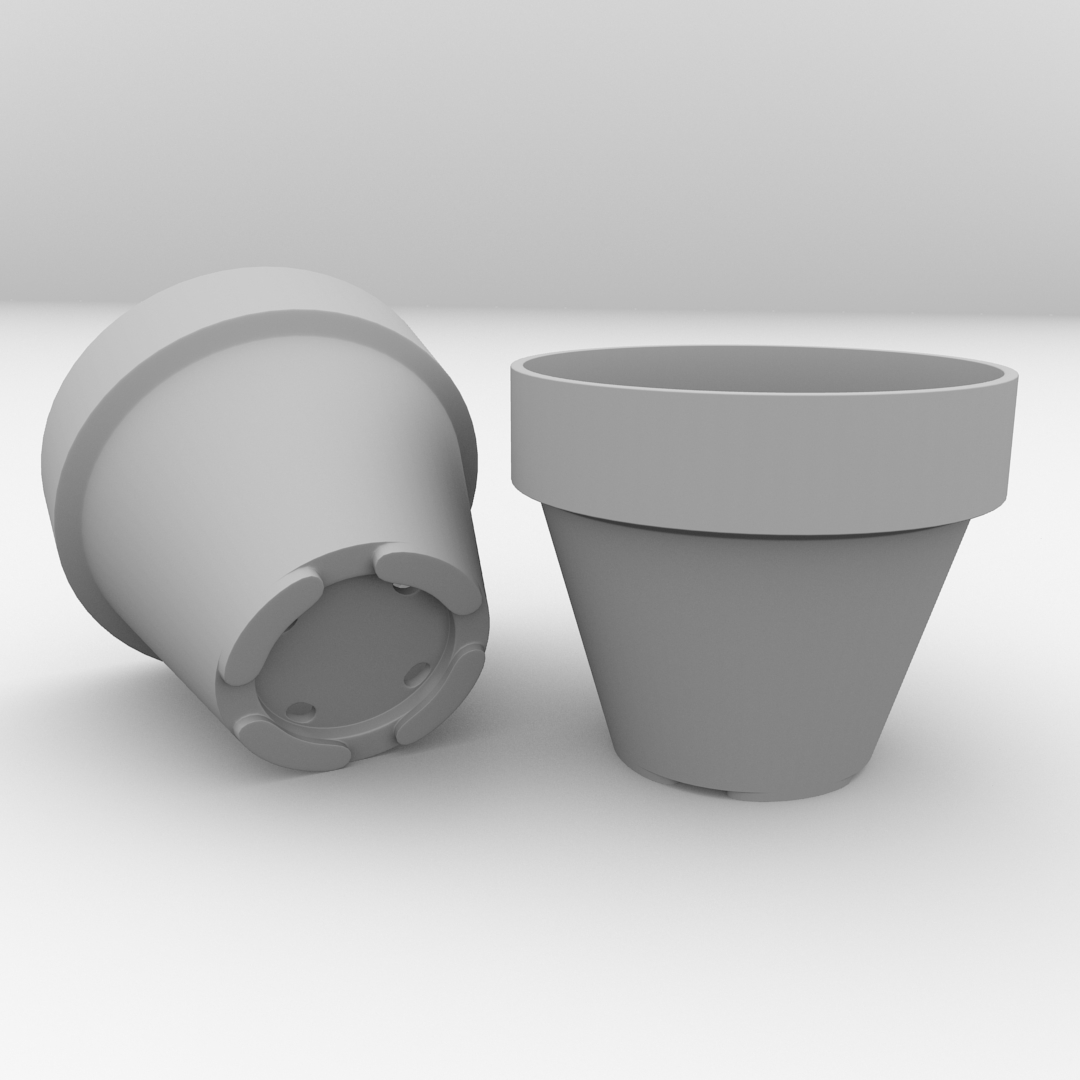 花盆3d模型